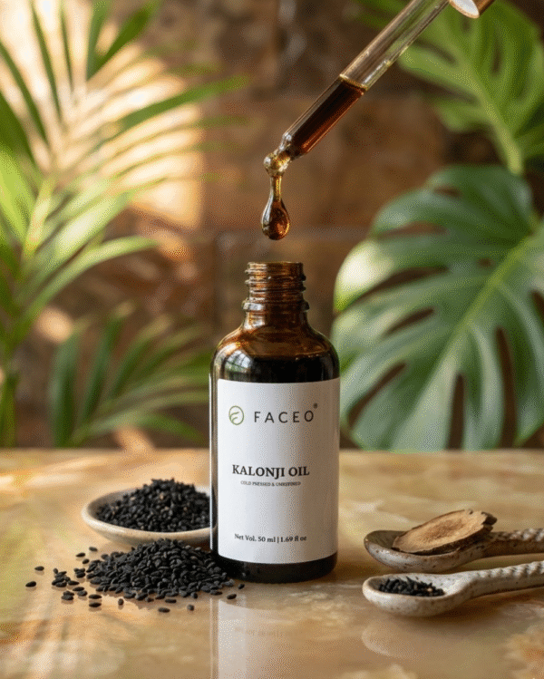 Faceo Kalonji Oil (Cold Pressed) Kalonji Oil, Hair Growth, Faceo Kalonji Oil